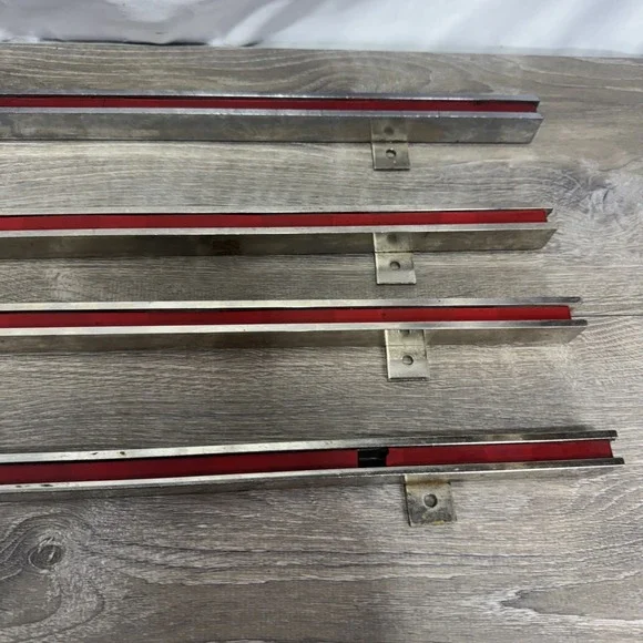 Lot Of 4 VTG 24" Magnetic Tool Holder Strip Organizer Rack Garage Shop Storage - Picture 3 of 8
